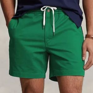 Polo by Ralph Lauren Vibrant Green Athletic Shorts